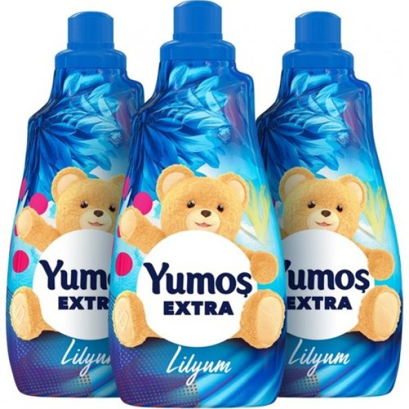 Yumoş Extra Yumuşatıcı Lilyum 60 Yıkama - 3lü Paket Set.