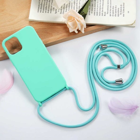 iPhone 12 Mini Kılıf Kamera Çıkıntılı Airbag Askılı Tasarım Sert Silikon - 11