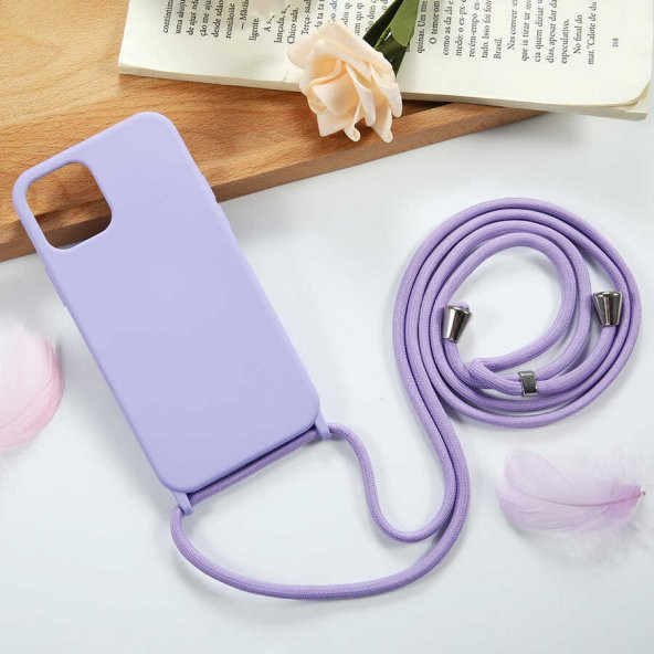 iPhone 12 Mini Kılıf Kamera Çıkıntılı Airbag Askılı Tasarım Sert Silikon - 12