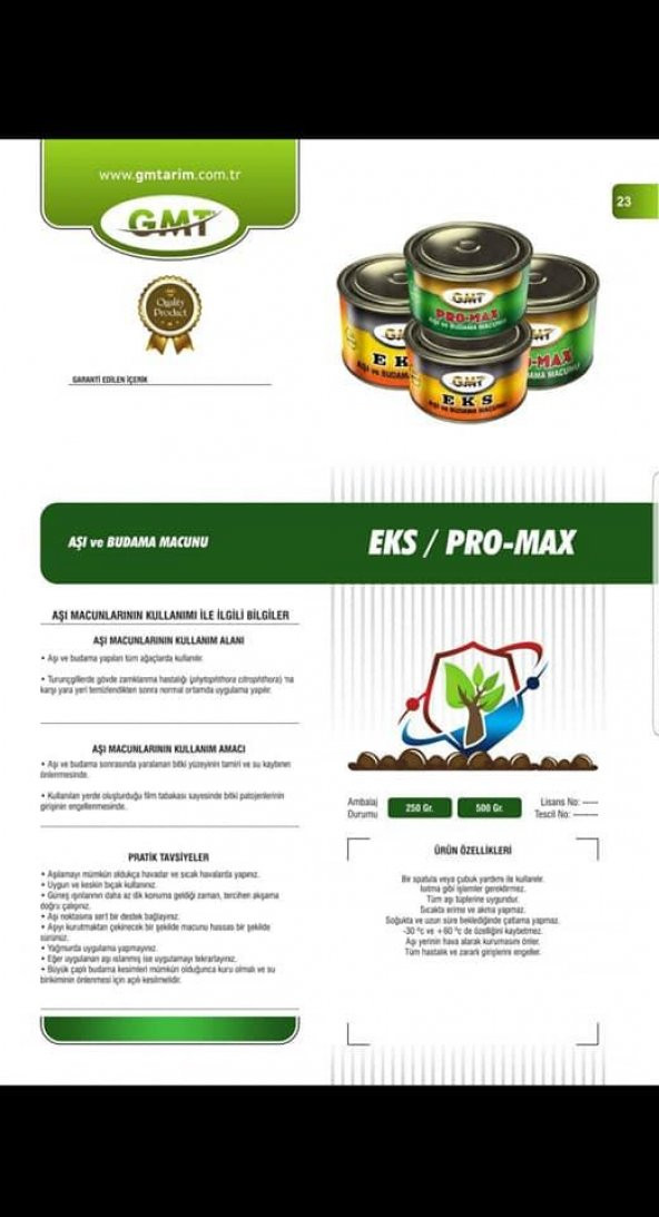 48 Adet Budama Aşı Macunu Yara Macunu 250 Gr SKT 03/24  ( 48 Adet ) - 5