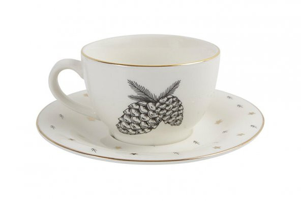Porland Forest Tabaklı Çay Fincanı 215cc 04LFH000460