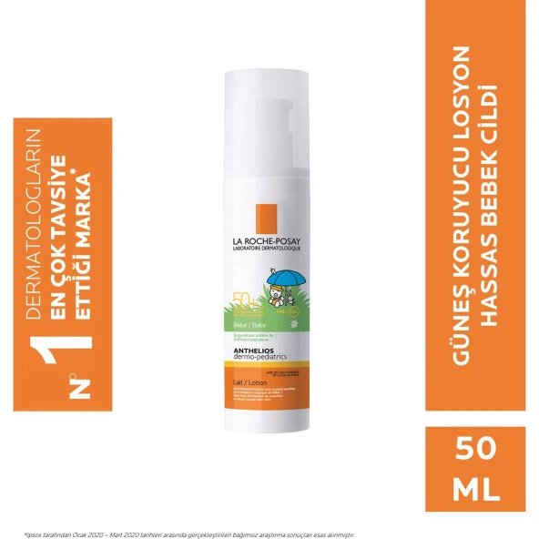 La Roche-Posay Anthelios Lait Bebe Spf 50+ 50 ml Bebek Güneş Sütü