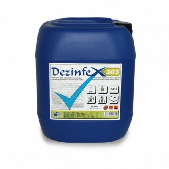 Royal İlaç Dezinfex 303 Klorlu ve Alkali Konsantre Dezenfektan 20 Lt - 2