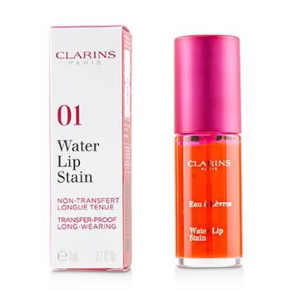 Clarins Water Lip Stain Lip Gloss - 01 Rose Water