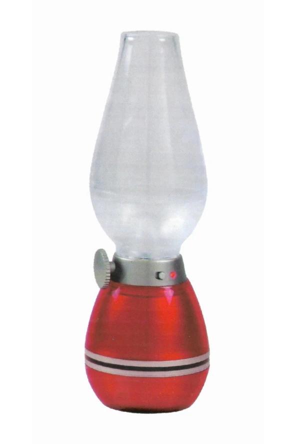LED LAMBA 0.4W ÜFLEYEREK YANIP SÖNEN USBDEN ŞARJLI IŞIK AYARLI FANUS LED LAMBA PRİTECH PR-04 - 2