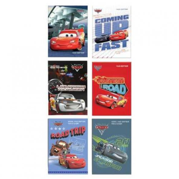 Keskin Color Güzel Yazı Defteri Cars 40 YP A5 280100-33 (12 li)