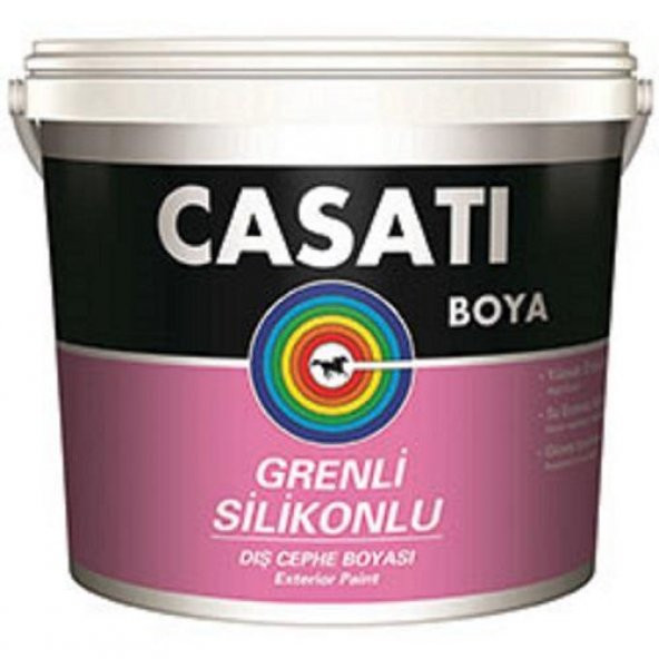 Casati Grenli Silikonlu Dış Cephe Boya 25 Kg Antrasit Gri Ral 7016