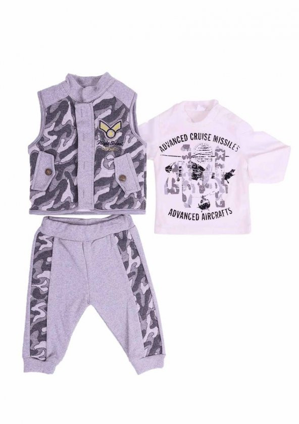 Baby Choice Bebek Takımı 5059 | Gri - 1