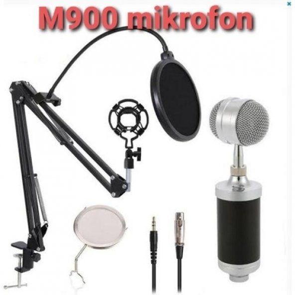 himarry Music DJ M-900 Mikrofon Standlı Ön Panel