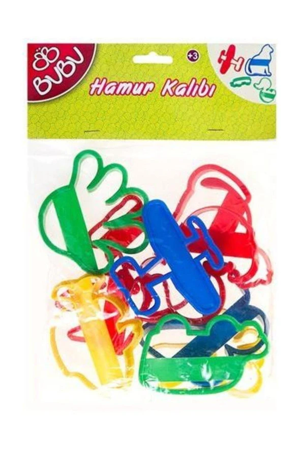 Bu-Bu Oyun Hamuru Kalıbı 10 Parça