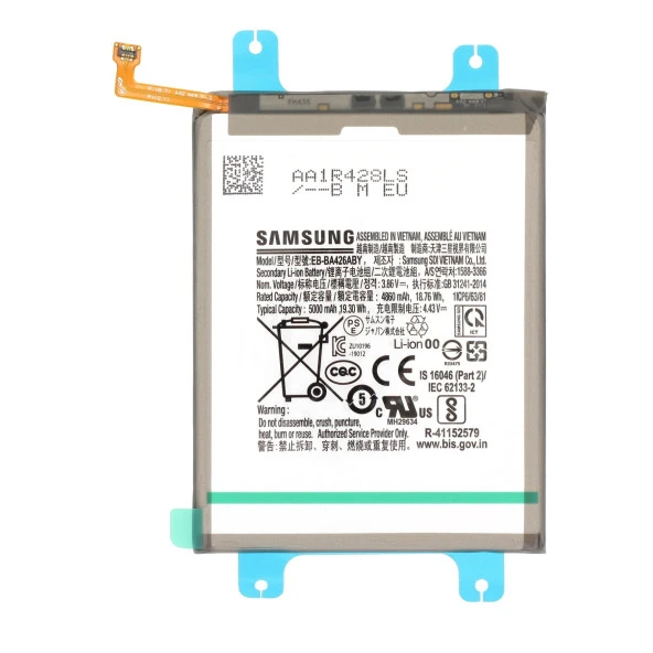 Samsung a725 A72 Batarya Pil 100 Kvk Servis Orjinal