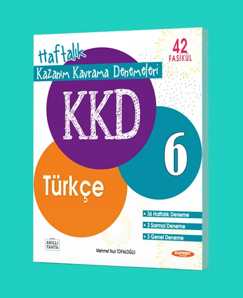 KAZANIM KAVRAMA DENEMELERİ 6 TÜRKÇE (42 FASİKÜL) kurmay yayınları