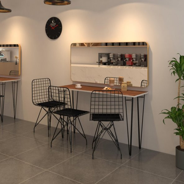 Knsz masa sandalye takımı hem75mazlum cvzsyh 120*040 3 sandalye syhsyh ürün görseli 1