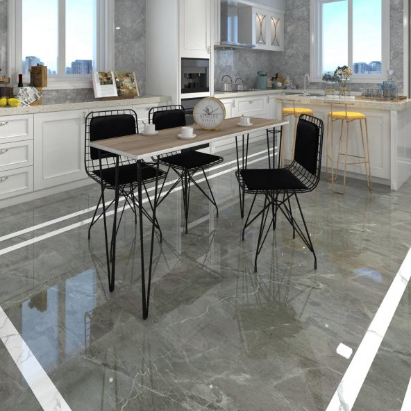 Knsz masa sandalye takımı hem75mazlum crdsyh 120*040 sm 3 sandalye syhsyh sırt minderli - Resim 2