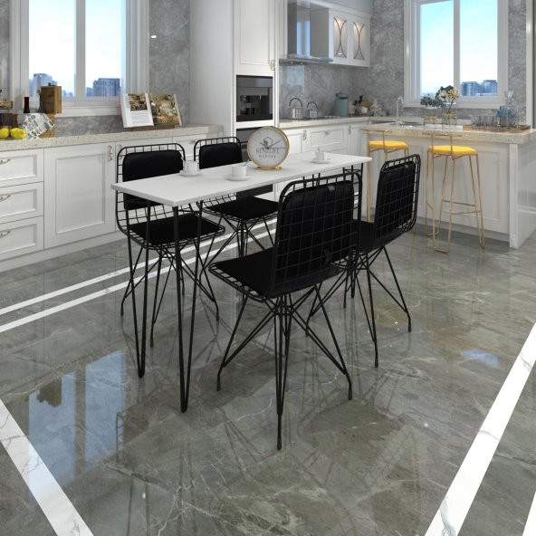 Knsz masa sandalye takımı hem75mazlum byzsyh 140*040 sm 4 sandalye syhsyh sırt minderli - 2