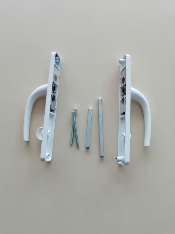 ALM WC KAPI KOLU BEYAZ PVC DOĞR İÇİN AKK 22