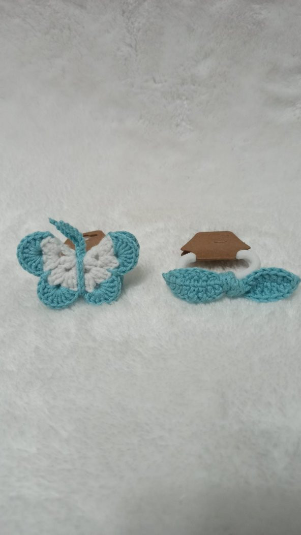 Örgü Lastik Toka 2li - 2