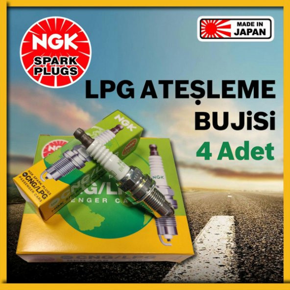 Fiat Uno 45 1.0 1986-2013 Ngk Lpg Buji 4 Adet Made In Japan - 1