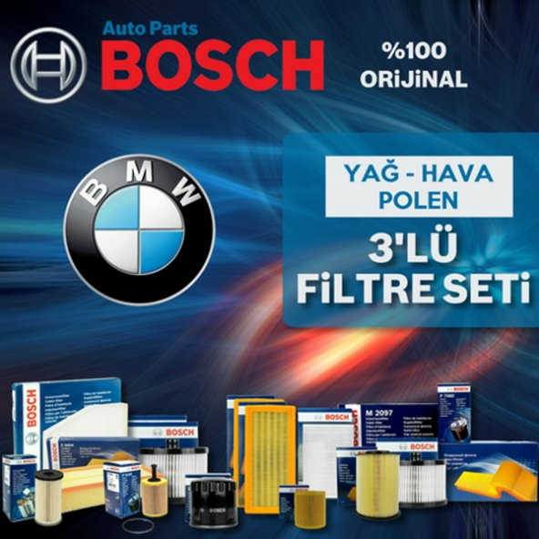 Bmw 5.20 Bosch Filtre Bakım Seti E60 2008-2010