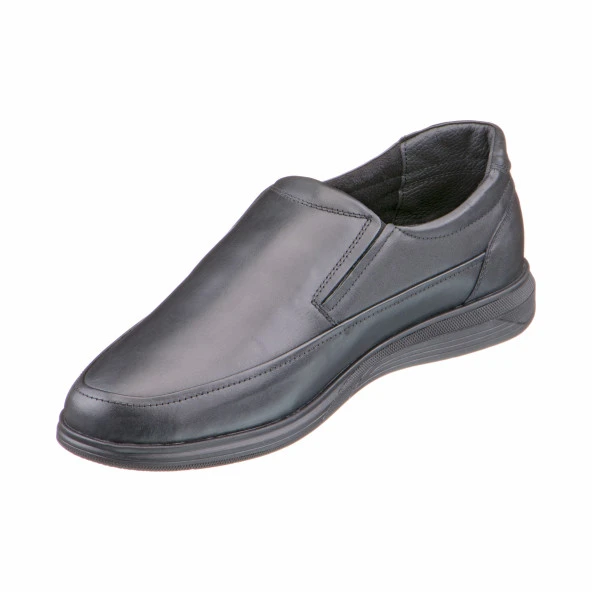 Siyah Tulum Detaylı Erkek Ayakkabı - 4