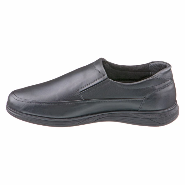 Siyah Tulum Detaylı Erkek Ayakkabı - 5