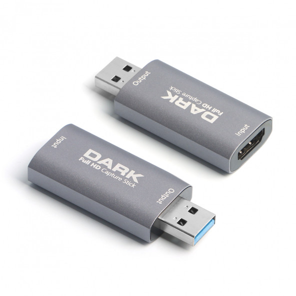 Dark 1080P 60FPS Video Capture USB Video Kayıt Dongle (DK-HD-CAP1082)