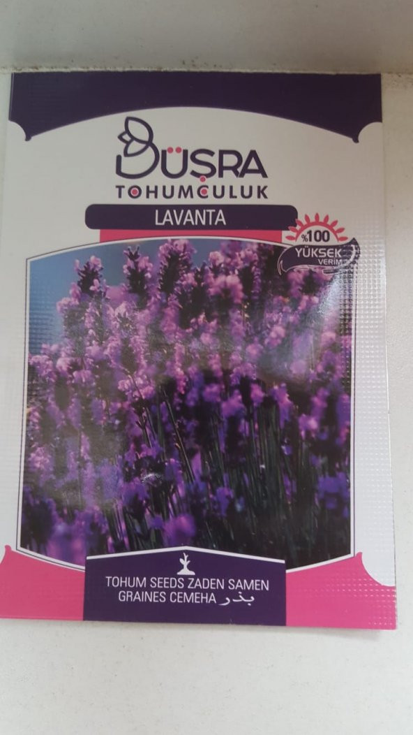 BÜŞRA LAVANTA ÇİÇEĞİ ÇİÇEK TOHUMU 100 YÜKSEK VERİMLİDİR.