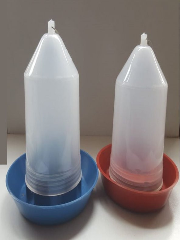TEKPLAST Civciv Suluk 0,75 Lt & Civciv Yemlik 0,75 LT (CİVCİV, KEKLİK, BILDIRCIN VE DİĞER KANATLI İÇİN)