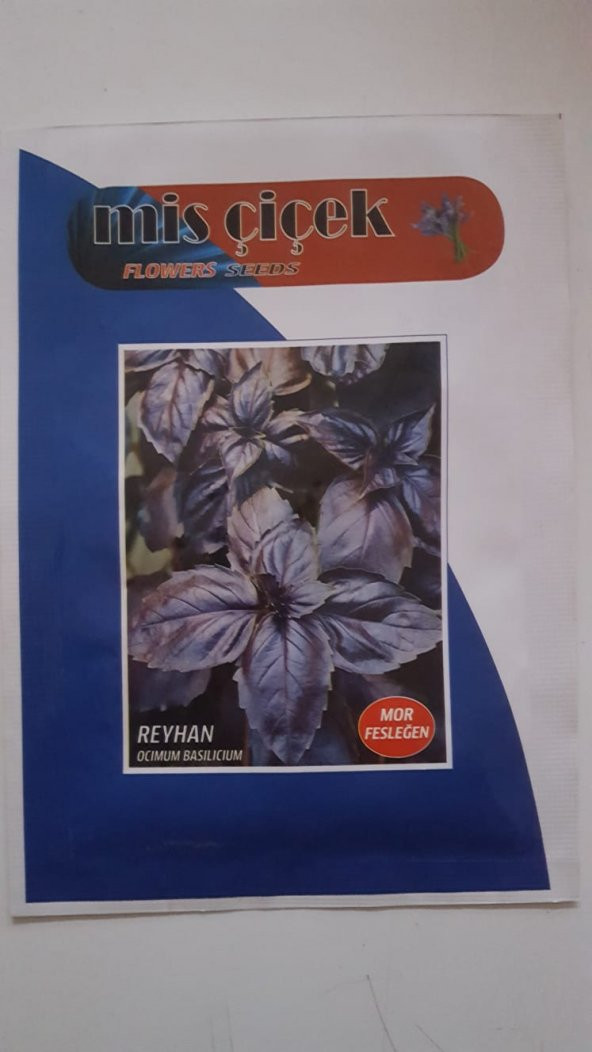 Mis Çiçek REYHAN Tohumu 1 Paket 100 Yüksek Verimlidir.