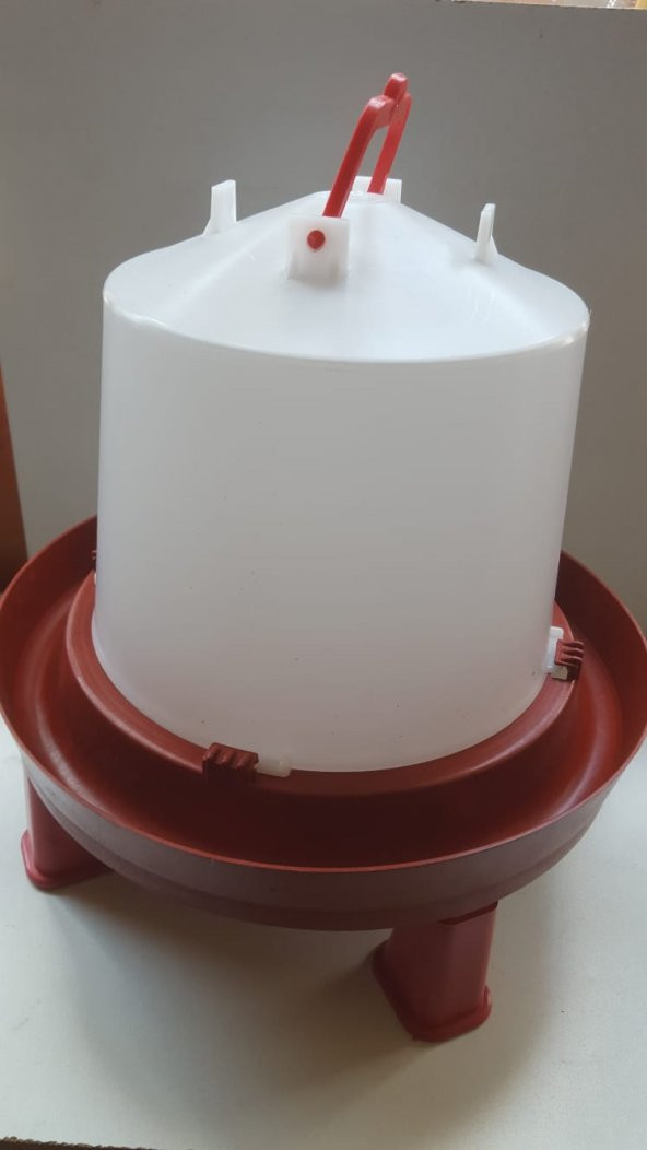 TEKPLAST TAVUK YEMLİĞİ 6 KG & TAVUK SULUĞU 8 LT AYAKLI (KEKLİK, BILDIRCIN VE DİĞER KANATLI HAYVANLAR İÇİN) - Resim 3