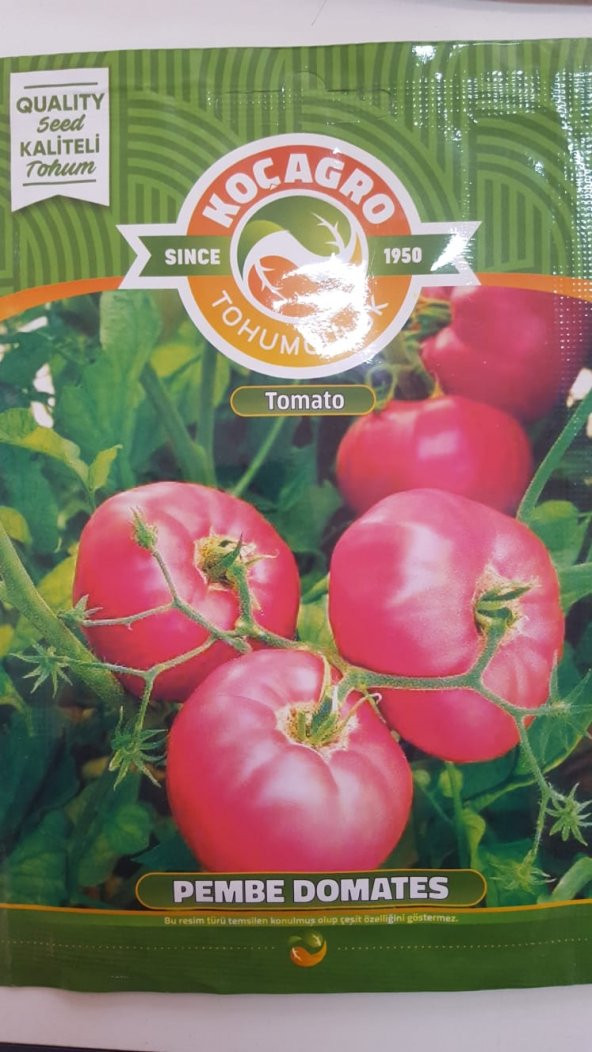 KOÇAĞRO PEMBE DOMATES Tohumu 1 Paket 100 Yüksek Verimlidir. - 1