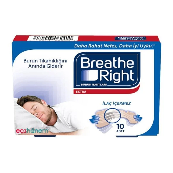 Breathe Right Burun Bandı Extra Standart Boy 10lu