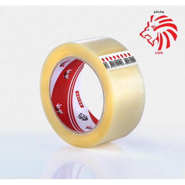 Ve-ge Aslan 45x40 Şeffaf Koli Bandı