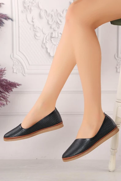 Artı-Artı031-3101 Kadın Günlük Komfort  Babet Ayakkabı - Resim 2