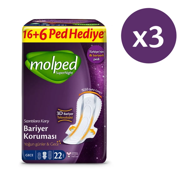 Molped Supernight Gece Süper Dev Fırsat 66 Adet - 2