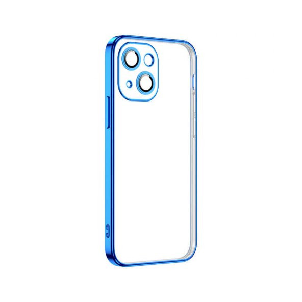 Apple iPhone 13 Kılıf Şeffaf Elektroplatin Kamera Korumalı Silikon - 4