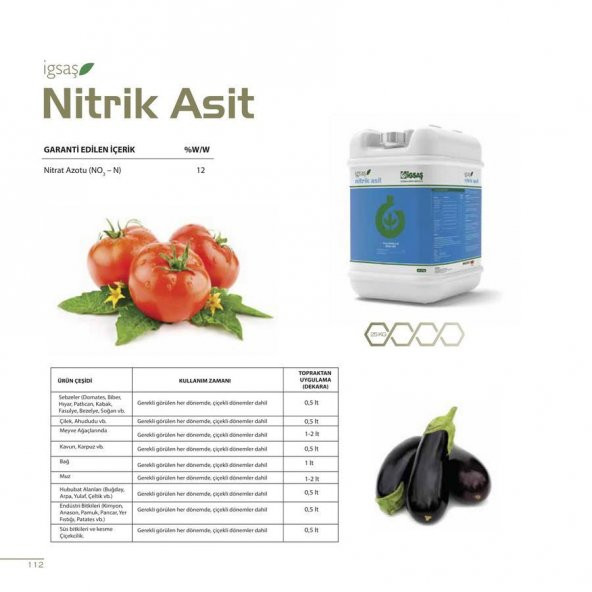İgsaş Nitrik Asit Kireç Damla Sulama Borusu Açıcı Sıvı Gübre 25 KG - 2