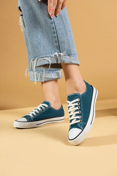 Pembe Potin Rahat Taban Moda Unisex Sneaker 10-3232-22UCvers - 4