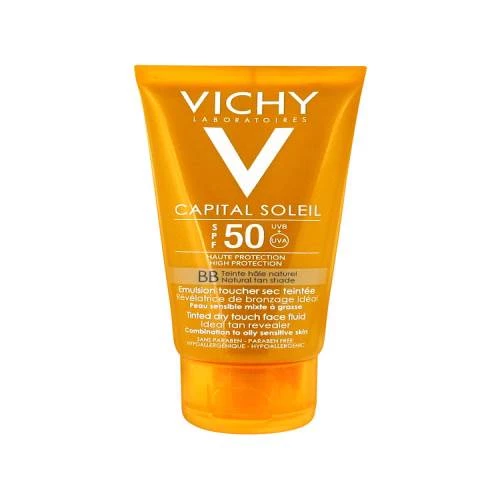 Vichy İdeal Soleil Spf50 Karma / Yağlı Ciltler Renkli Güneş Kremi 50 ml