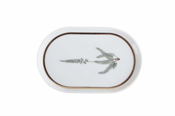 Porland Botanical Desen1 Kayık Tabak 18cm 04ALM005061 - 2