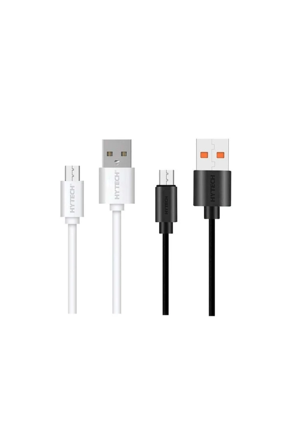 ŞARJ KABLOSU 1M 2A MICRO USB SİYAH HIZLI  ŞARJ KABLOSU USB KABLO  HYTECH HY-X83