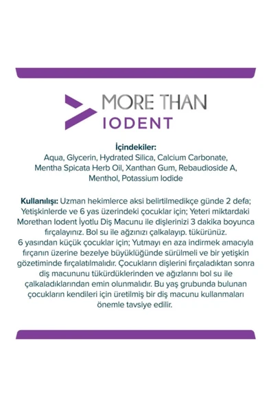 More than Iodent Diş Macunu - Resim 2