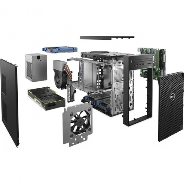 DELL PRECISION T3640 W-1250- 64 GB 1TB HDD + 512 SSD 2GB QUADRO P620 WIN10 PRO WORKSTATION - 2