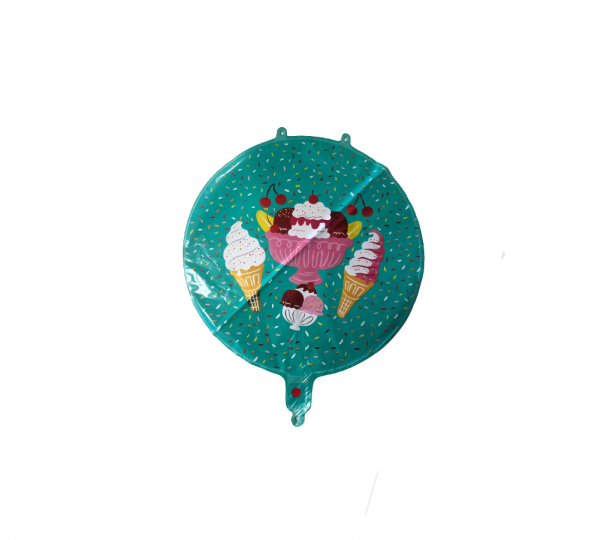 FOLYO BALON HAPPY BİRTHDAY DONDURMALİ RENKLİ 18 DÜ 15