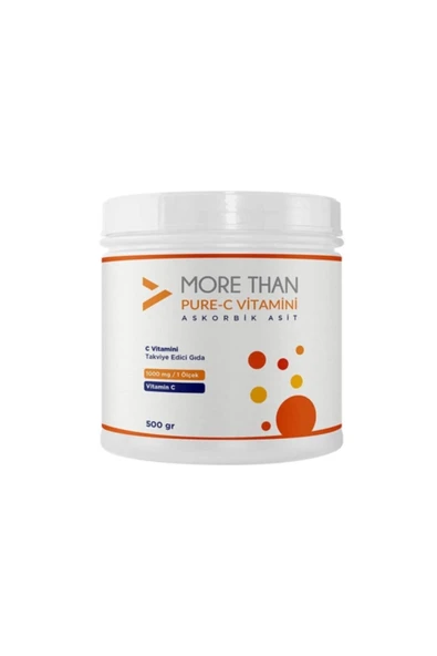 More Than Pure C Vitamini Askorbik Asit 500 gr
