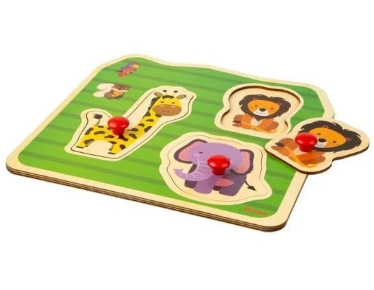 Rossie Ahşap İlk Yapbozum-Vahşi Hayvanlar - 3