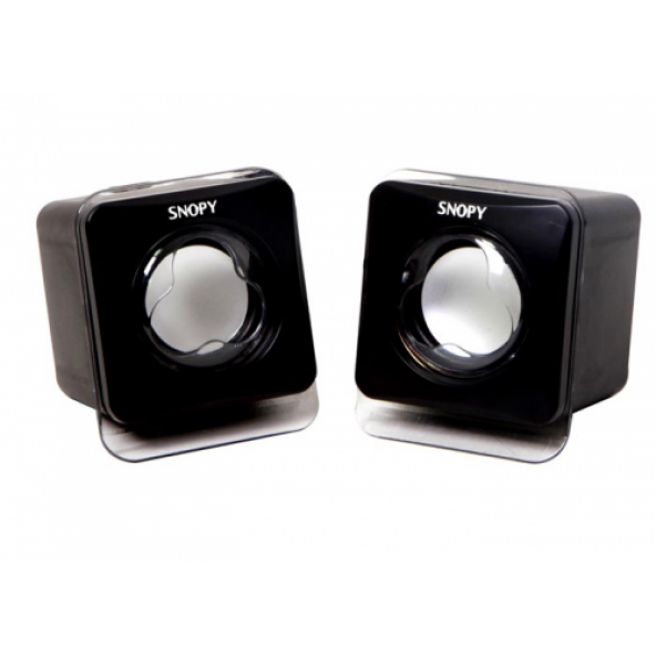 SNOPY SN-121, 6W, 1+1 Masaüstü, USB Speaker, (Siyah)