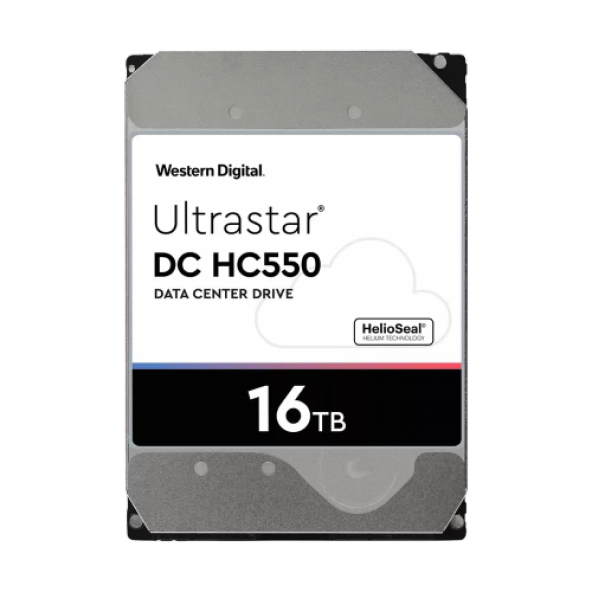 WD ULTRASTAR WUH721816ALE6L4 3 5 16TB 512mb 7200 Rpm 7/24 Enterprise DATA CENTER GÜVENLİK NAS SERVER HDD (DC HC550) (0F38462) - 1