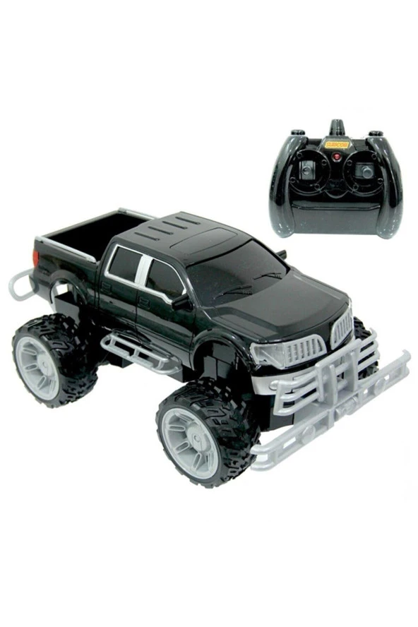 Sunman 1:14 Uzaktan Kumandalı Big Foot Usb Şarjlı Pick Up 34cm Işıklı (Karışık Renk 1 Adet) - Resim 2