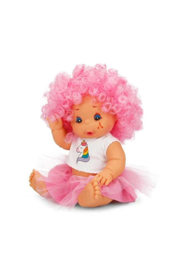 Sunman Kıvırcık Saçlı Afro Bebek 23 cm (Karışık Model 1 Adet) - Resim 2